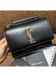  YSL SUNSET CHAIN WALLET IN SMOOTH LEATHER 